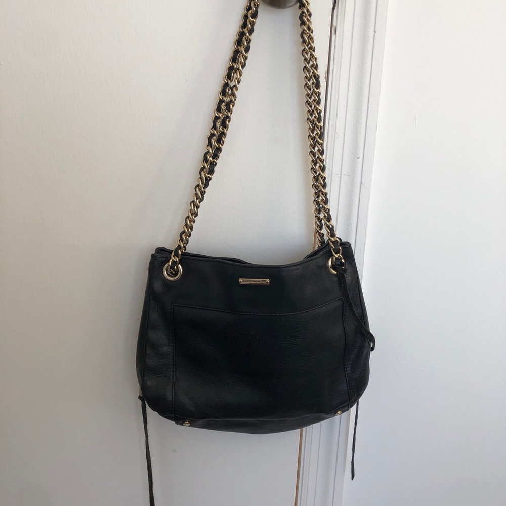 Rebecca Minkoff Black Leather Crossbody Bag